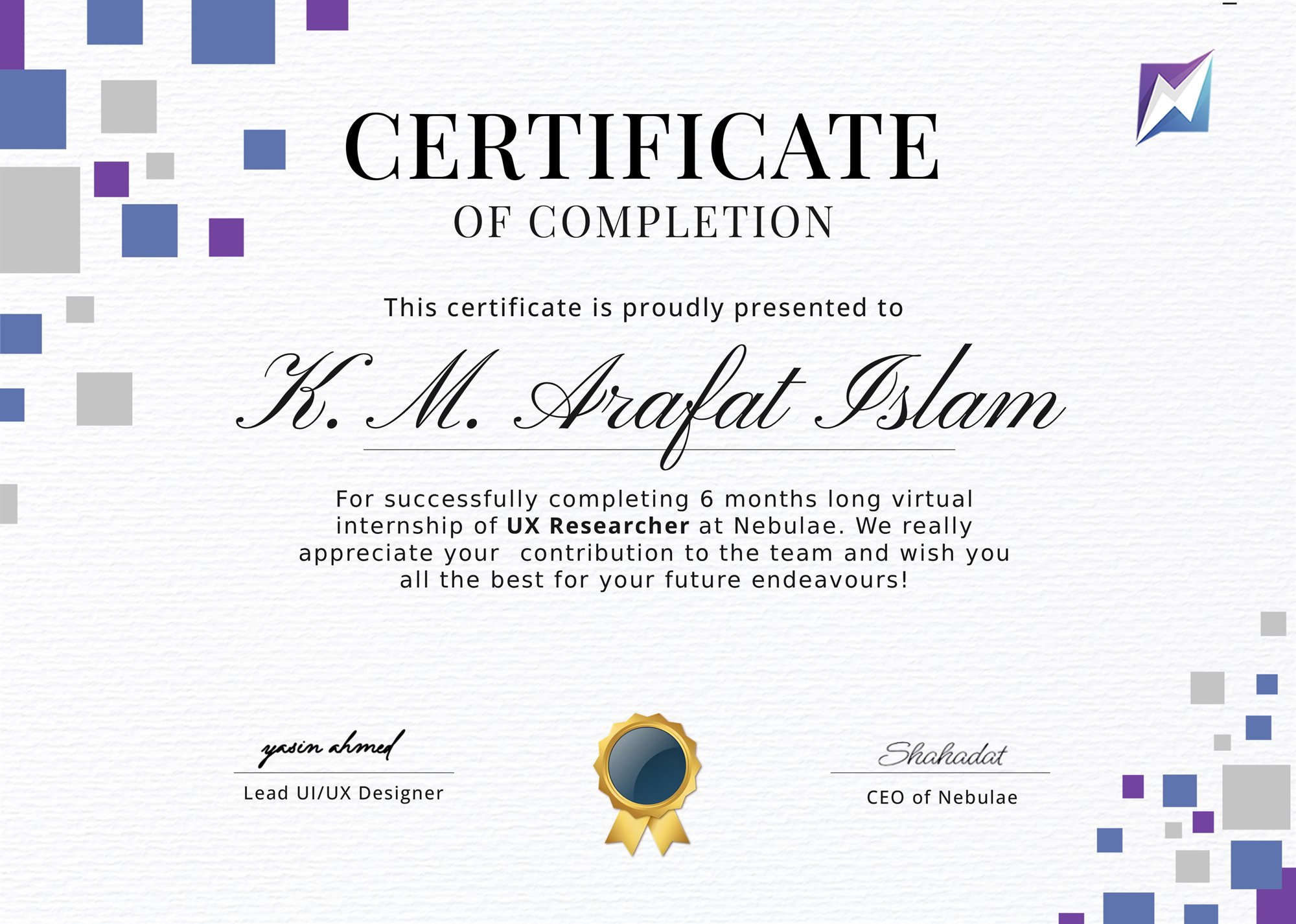 UX Certificate